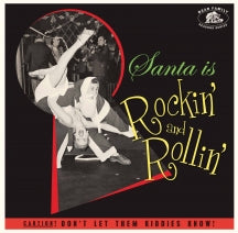 SANTA IS ROCKIN' AND ROLLIN' (RED VINYL) [LP]