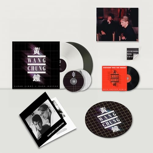 WANG CHUNG - CLEAR LIGHT / DARK MATTER - CLEAR WHITE & BLACK ICE (VINYL)