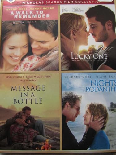 A WALK TO REMEMBER/ LUCKY ONE/ MESSAGE I - DVD-4 FILM FAVOURITES