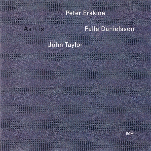 ERSKINE, PETER  - AS IT IS