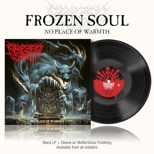 FROZEN SOUL - NO PLACE OF WARMTH (LIMITED BLACK VINYL)