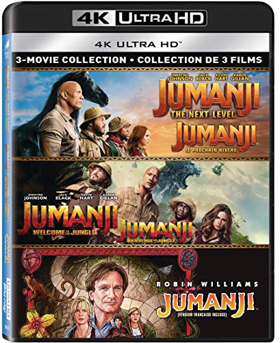 JUMANJI (1995) / JUMANJI: THE NEXT LEVEL / JUMANJI: WELCOME TO THE JUNGLE - SET [BLU-RAY] (BILINGUAL)
