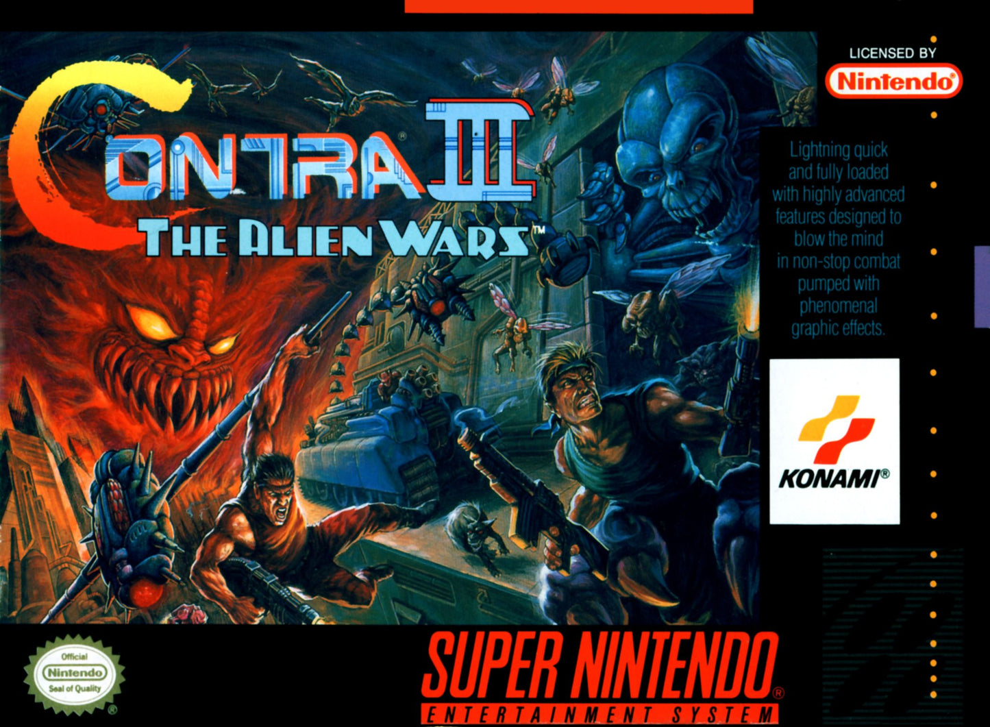 CONTRA III: THE ALIEN WARS  - SNES