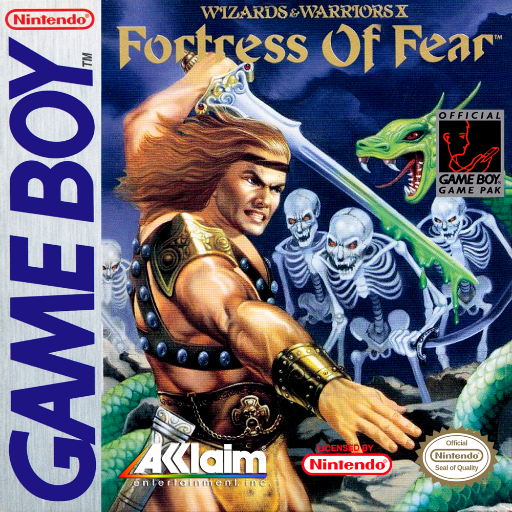 FORTRESS OF FEAR: WIZARDS & WARRIORS X  - GB1  (CARTRIDGE ONLY)