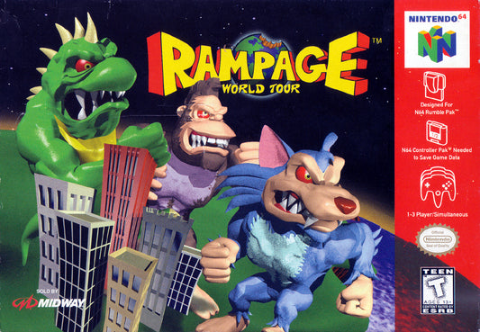 RAMPAGE: WORLD TOUR  - N64