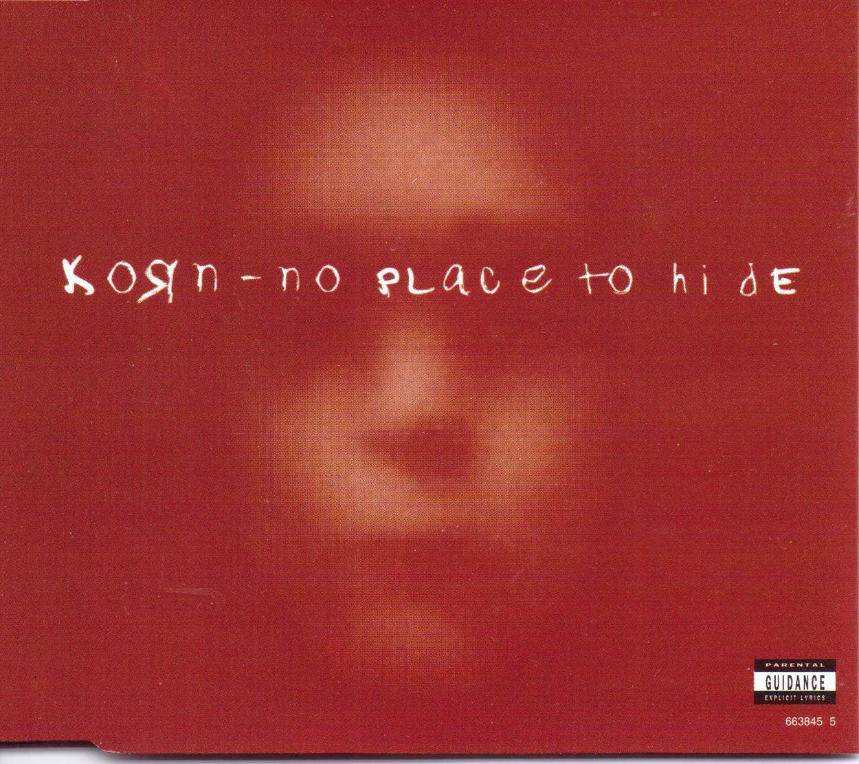KORN  - NO PLACE TO HIDE (CDS-RED COVER)