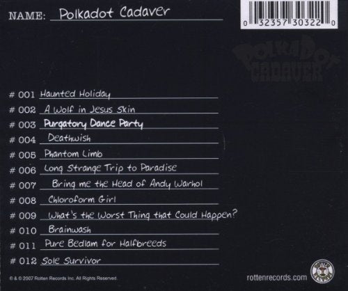 POLKADOT CADAVER  - PURGATORY DANCE PARTY