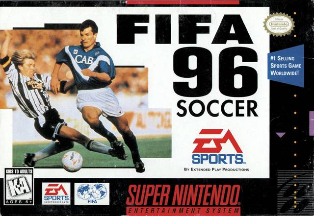FIFA SOCCER 96  - SNES (W/BOX & MANUAL)
