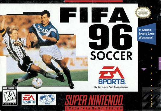 FIFA SOCCER 96  - SNES (W/BOX & MANUAL)