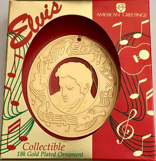 ELVIS (18K GOLD PLATED) - ORNAMENT-AMERICAN GREETINGS