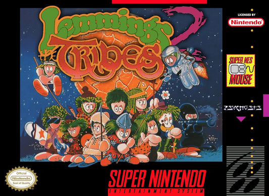 LEMMINGS 2: THE TRIBES  - SNES