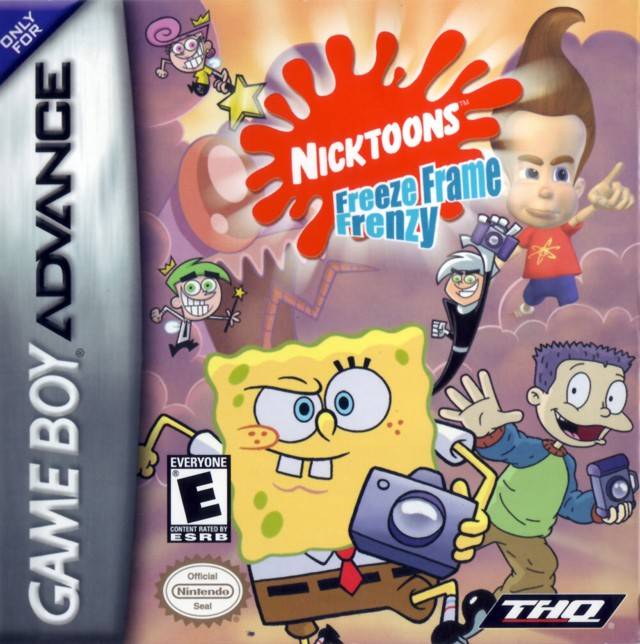 NICKTOONS: FREEZE FRAME FRENZY  - GBA  (CARTRIDGE ONLY)
