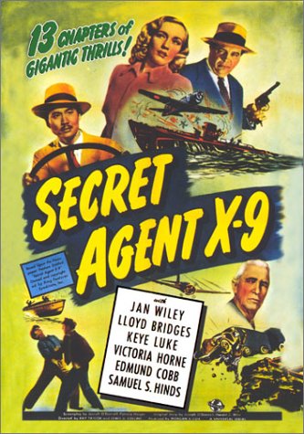 SECRET AGENT X-9  - DVD-1945-LLOYD BRIDGES