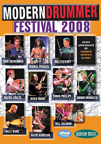 MODERN DRUMMER FESTIVAL 2008 - DVD-4 DISC SET-HUDSON MUSIC