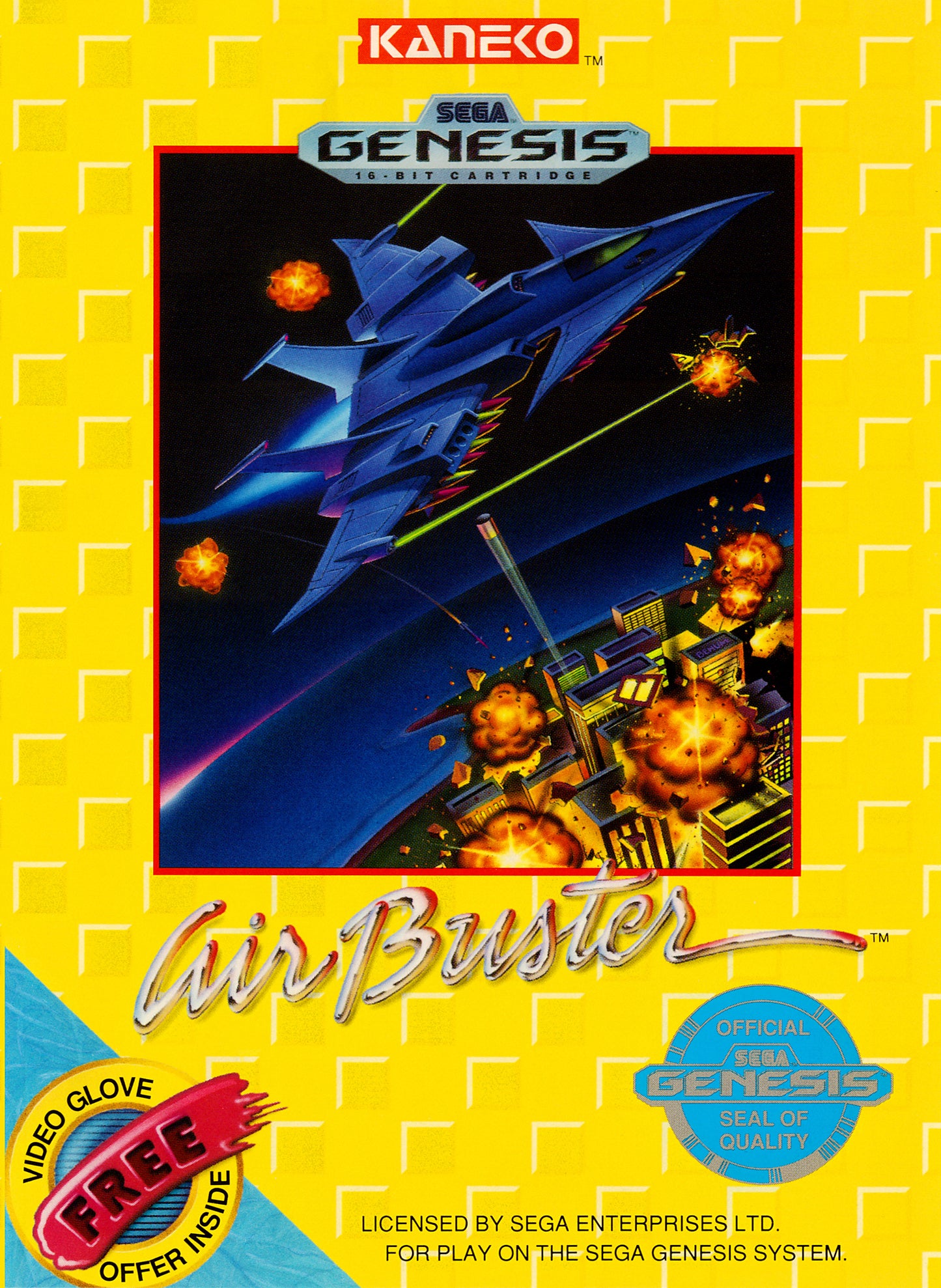 AIR BUSTER  - GENESIS  (CARTRIDGE ONLY)