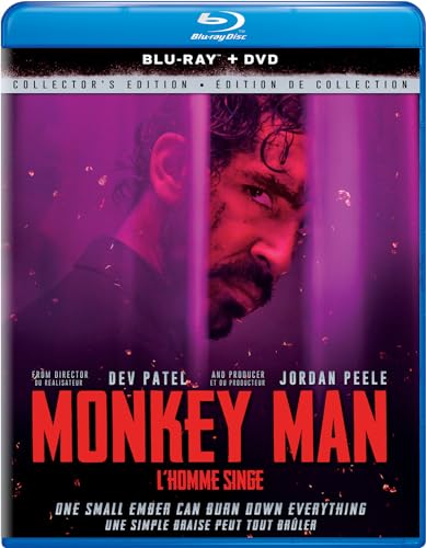MONKEY MAN - COLLECTOR'S EDITION BLU-RAY + DVD (BILINGUAL)