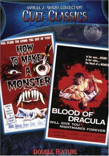 HOW TO MAKE A MONSTER/BLOOD OF DRACULA  - DVD-CULT CLASSICS DOUBLE FEATURE