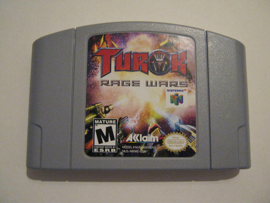 TUROK: RAGE WARS (GREY CART)  - N64