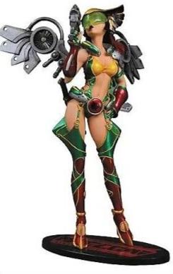 HAWKGIRL V2 (PVC FIGURES) - DC COLLECTIBLES-AME-COMI (DAMAGED BOX)