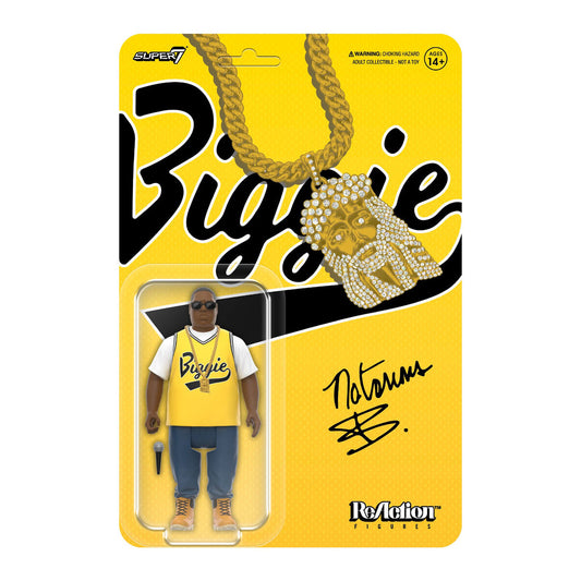 NOTORIOUS B.I.G.: YELLOW JERSEY  - REACTION-3.75"