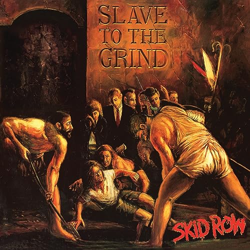 SKID ROW - SLAVE TO THE GRIND (ORANGE & BLACK MARBLE) (VINYL)