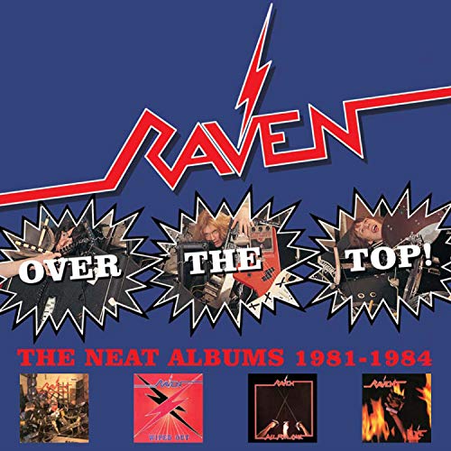 RAVEN  - OVER THE TOP! NEAT ALBUMS 81-84 (4CDS)