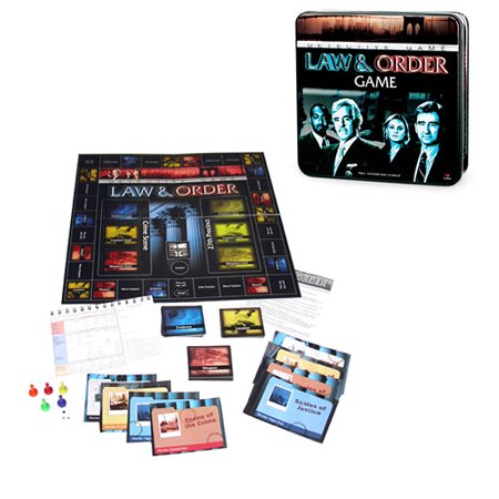 LAW & ORDER: DETECTIVE GAME - BOARD GAME-#8517